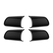 Autocollant de Garniture D'Accoudoir Arrière de Siège de Voiture, Garniture D'Accoudoir de Siège pour ALPHARD VELLFIRE Série 30 2016-2022 Noir