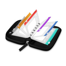 Waterproof Pill Organizer with 7 PCS L Size Zippered Pill Pouches Weekly Medicines Organizer Reusable Pill Storage A