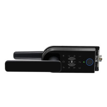 TTLOCK Door Lock Push Inside Partition Home Security with Handle APP Fingerprint, Password, Card and Key to Unlock