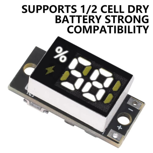 Battery Level Indicator Module 1S 2S 3S 4S Series Battery Meter Lithium Battery Percentage Display Module 2S