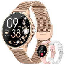 Smartwatch da donna con schermo touch HD da 1,27 pollici, funzione chiamate, impermeabilità IP68 e oltre 120 modalità sportive.
