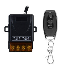 Drahtloser DC12V-48V-Fernbedienungsschalter, 30A-Relaisempfänger-Steuermodul mit 2-Poligem RF433MHz-Sender
