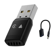 Car Wireless Carplay Android Auto 2in1 Box Plug& Box Wired to Wireless Dongle CarPlay Android Auto Box
