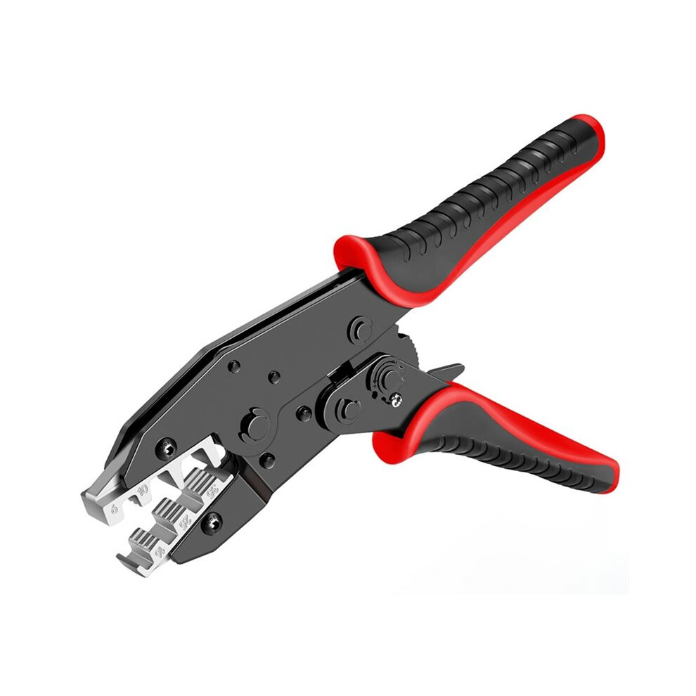 Crimping Tool For Sleeves Ferrule Terminals - Ratcheting Wire Crimpers - Awg 10-2 (6-35Mmâ²) - Ratchet Terminal Crimper 4713765844241