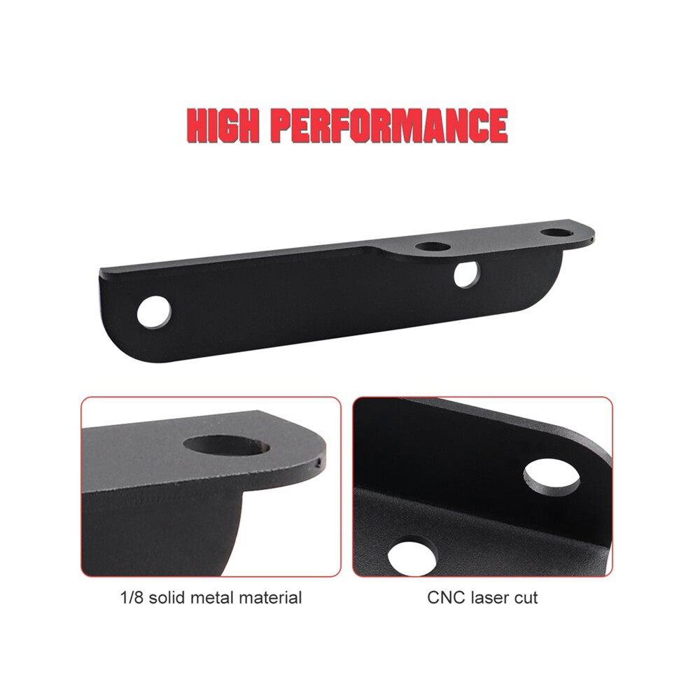 Heavy Duty Tailgate Cb Antenna Mount Bracket Kit For Jl Jlu 2018-2025 Black 4713051844306