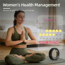 R12 Ceramic  Ring z Pomiarem Tętna, Tlenu We Krwi i Monitorowania Snu, Wodoodporny, dla Systemów dla Android i IOS (13) (12)