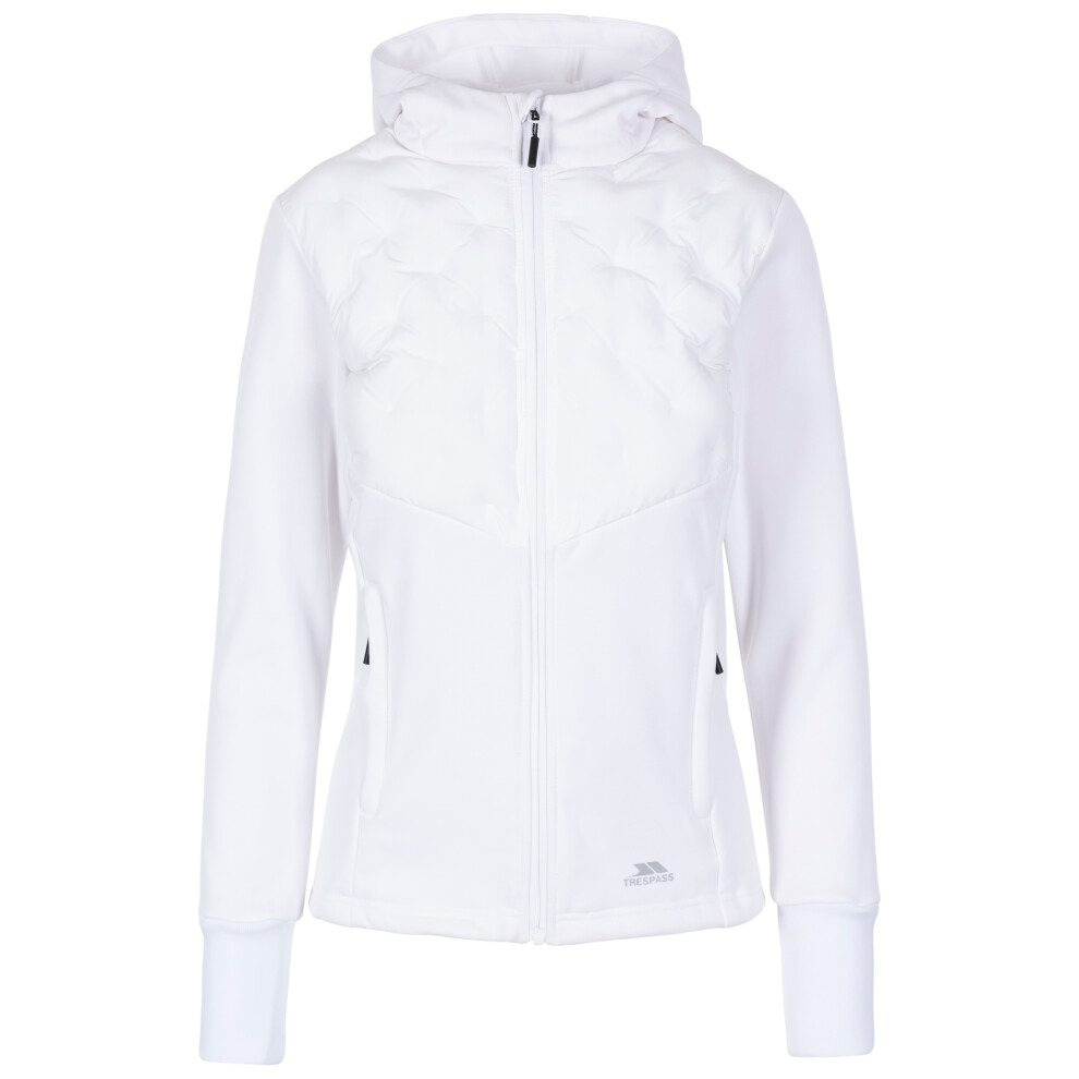 Trespass (8, ) Womens Active Hybrid Jacket - Marney White