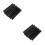 60Pcs Universal Black PVC Clips for Double Rod Privacy Screen Panels 2