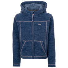 (7-8 Years, Denim Blue) Trespass Girls Jumper Full Zip Hooded Cossie