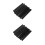 60Pcs Universal Black PVC Clips for Double Rod Privacy Screen Panels 5
