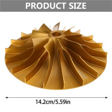 Turbine de Compresseur 142 mm X 3 mm, Installation Facile, pour 260, 255, 285 et 300 (Remplace la Turbine)