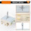 DG44-01006B PER001-12 D Range Dual Surface Element Infinite  for  Stove Range Replacement Part 5