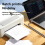 USB C to USB B 2.0 Printer Cable Braided Printer Scanner for SSD Enclosure, Blu-Ray Drives, Printers, Fax Machines 3.0m 8