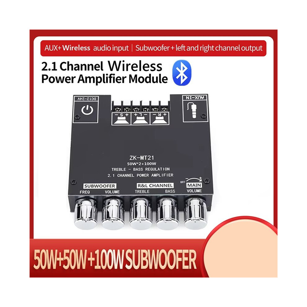 Zk-Mt21 Channel 5.0 Cs8673e 2.1 Subwoofer Amplifier Board 50W X 2+100W Power Audio Stereo Amplifier Board 2Pc 4711572250897