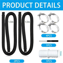 Swimming Pool Replacement Hose,Pool Filter Replacement Hose for Pools Diameter,Long Filter Pump Hose