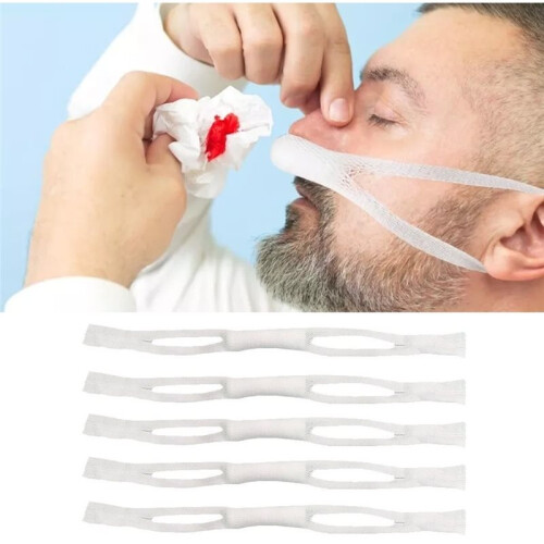 Bendaggio Nasale Esterno Elastico, Accessori per Bendaggio Nasale Elastico per Supporto e Protezione, 5 Pezzi 2