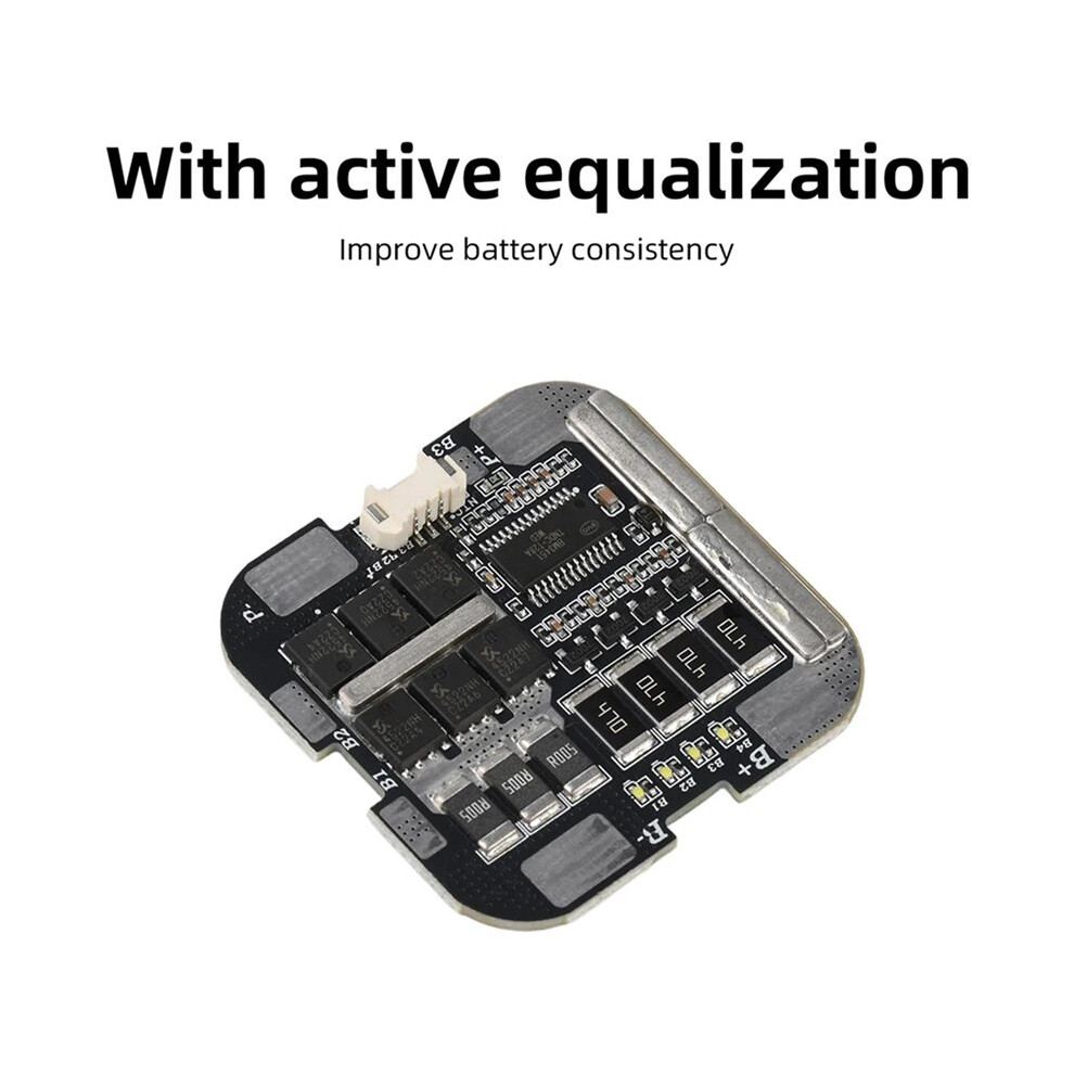 4S 16.8V 100A Lithium Battery Protection Board With Balancing For 21700 18650 Cells High-Density Pcb Thermal Protection 6034096251934