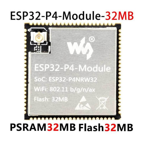 Waveshare ESP32-P4 Core Board Latest Version C6 RISC-V Dual Core 32MB Flash Stamp IPEX Hole Module for IoT HMI 2