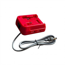 Voor Starlink -Batterijadapter voor M18-Batterij, Draagbare Stroomomvormer met Schakelaar en Dubbele USB-A-Poort