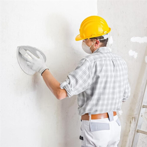 Multifunctional Semi-Circular Drywall Corner Sander with 18 Sandpapers, 90 Right Angle Design 2