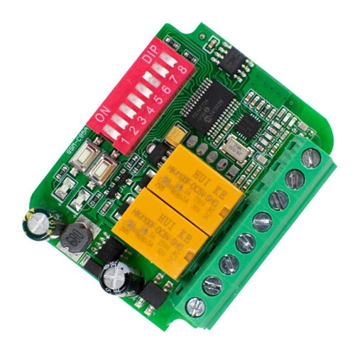 Universal Garage Door Receiver Rolling and Fixed Code & Learning Code Remote Control Controller 2CH Relay 2