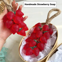 Molde de Sabonete 3D com Aroma de Morango e Uva, Conjunto de 3 Peças em Silicone com 3 Moldes em Formato de Folha.
