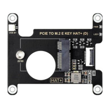 For Raspberry Pi 5 PCIe to M.2 E KEY NGFF USB for BE200/AX210/AX200/RTL8822CE