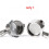 51mm Three-Handled Bottomless Stainless Steel Coffee Handle, Durable and Designed for Coffee Shops. 4