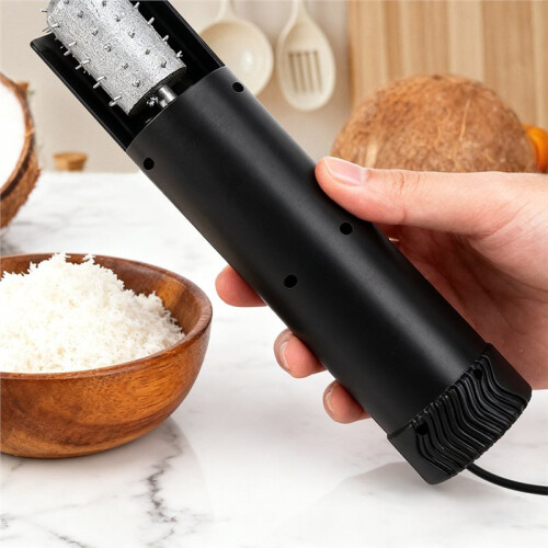 Electric Coconut Meat Grater for Home Use, Efficient -Proof Coconut Shredder Tool EU Plug 1