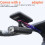 Supporto Multifunzionale In Alluminio CNC per Ciclocomputer, Compatibile con Action Camera e Luci per  Bryton. 5