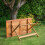Samuel Alexander Windermere Outdoor 6 Person Folding Rectangular Wooden Table 7
