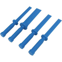 Plastic Chisel Scraper Set, Non Marring Pry Tool Kit, Comfortable Grip Scraper for Adhesive Remover, Caulk