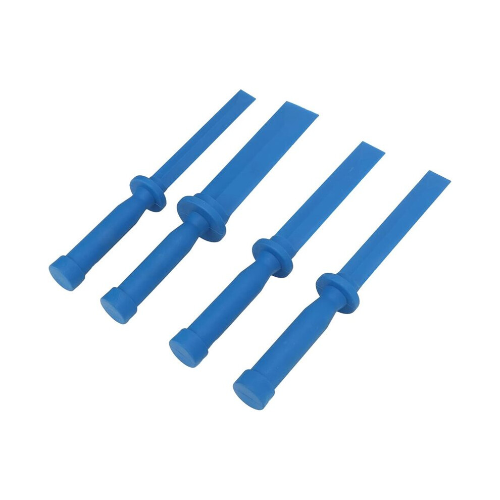 Saudism Plastic Chisel Scraper Set, Non Marring Pry Tool Kit, Comfortable Grip Scraper For Adhesive Remover, Caulk