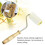 2Pcs Beekeeping Uncapping Needle Roller Kit for Honey Extracting, Home Garden Bee Tools 4