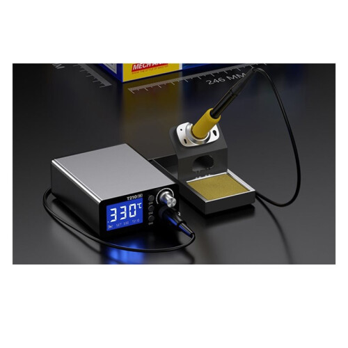 T210 Soldering Station LED Digital Display Fast Heating 3 Memory Temperatures Auto Sleep Welding Station EU Plug 1