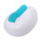 Blue Inflatable Chair Plush Heart 1