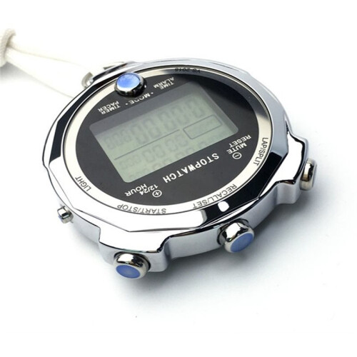 Luminous Display Stopwatch Timer Metal Training Track and Field Referee Thousandth of A Second Training Sports Timer 2