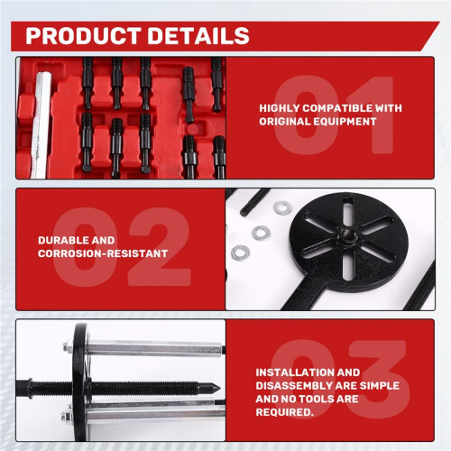 Three-Jaw Puller Bearing Extractor Removal Tool Inside Outside Bearing Multi-Function Puller Dedicated Universal Tool 2
