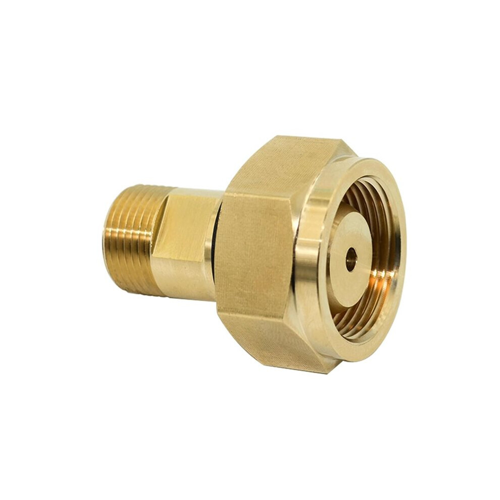 Cga-520 B Tank Acetylene To Cga-200 Acetylene Regulator Adapter, Acetylene Adapter,Brass Gas Regulator Adapter 4711405973153