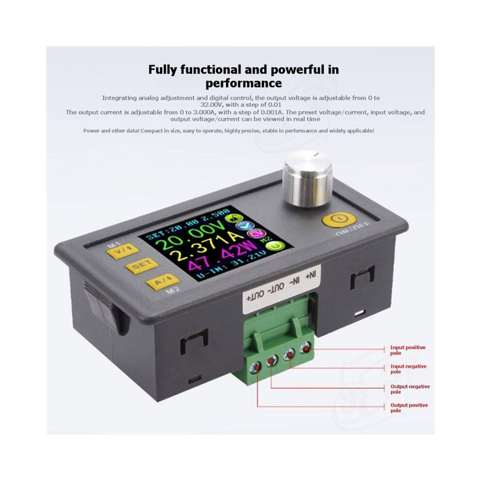 Dps3003 32V 3A Constant Voltage Current Step-Down Power Supply Module Voltage Converter Lcd Voltmeter 4711710568082