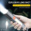 Super Bright LED Tactical Flashlight Zoomable Rechargeable USB 2