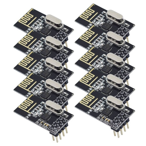 10Pcs Nrf24L01 Wireless Data Transmission Module 2.4g the Nrf24L01 Upgrade Version 1