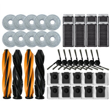 40 Stuks Vervangende Accessoires voor  L40s Ultra / L40s Pro Ultra Stofzuiger: Borstel, Filter, Dweildoek en Stofzak