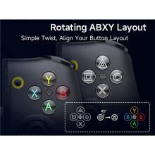 EasySMX Controlador de Juegos Móvil M20 Tipo C para Teléfonos para Android, para , para , Juegos en la Nube, Joystick Telescópico con Agarre