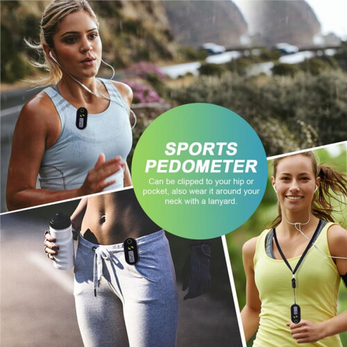 Exercise Step Walking 3D Pedometer Accurate Step Counter Walking Distance Miles/ Calorie Counter Exercise  Silent 1