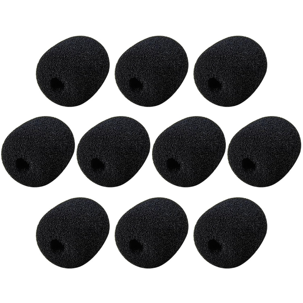 Weatwo Headset Microphone Foam Covers, Soft Foam Microphone Windscreen Microp