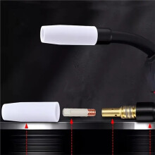 MB-15Ak 14Ak Mig Coating Protection 0.8mm Contact Tip Ceramic Nozzle Non-Stick Welding Slag European Welding Accessories
