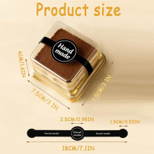 50 Set 3" Moon Cake Container,Individual Cupcake Containers with Lids,for Individual Chocolate, Wedding Party