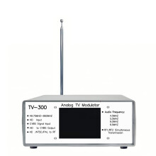 TV300 Analog-Video-Konverter 2-Kanal Analog-TV-Modulator Zweikanal-Analog-TV-Audio- und Video-Funksender US-Stecker