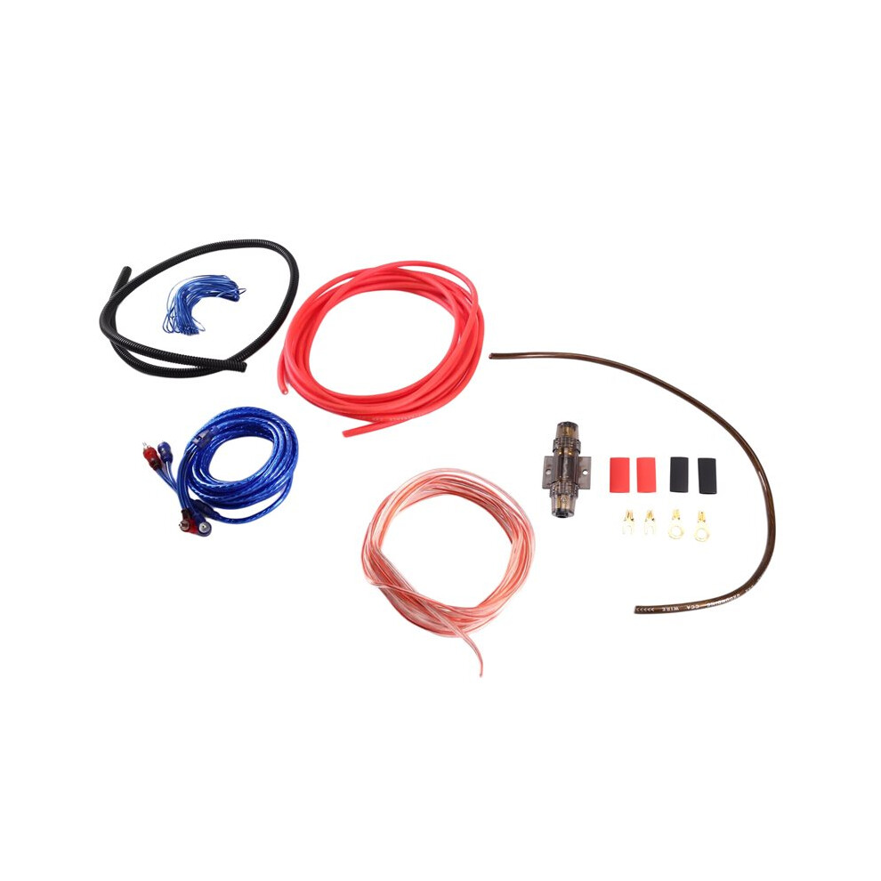 2800W Car Audio Subwoofer Amplifier Speaker Installation Wire Cable Kit Fuse Suit Car Power Amplifier Installation Kit 4712839647870